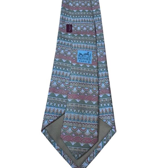 Hermes Silk Tie - Picture 3 of 6